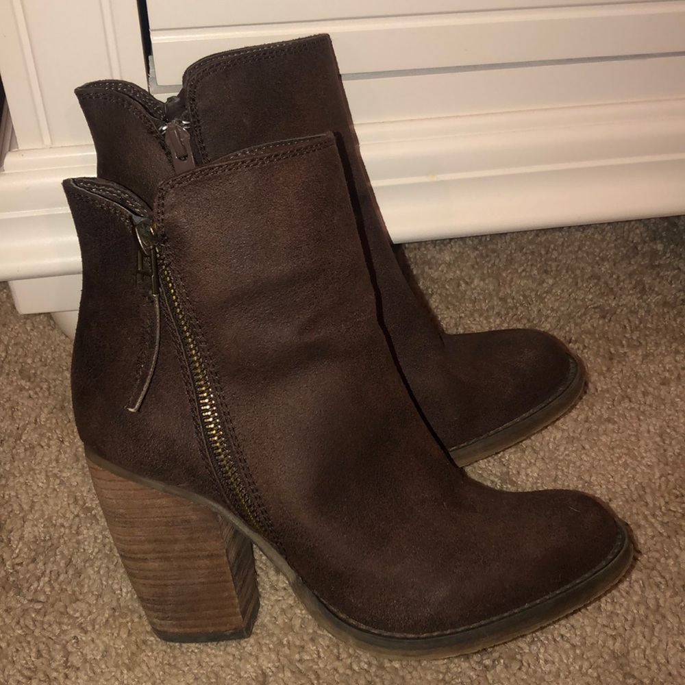Alter’d State Brown Booties Sz 6 1/2